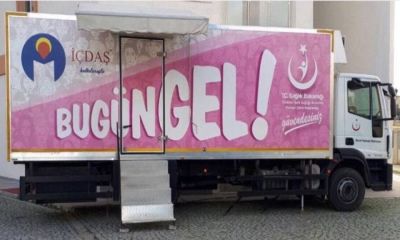 Mobil Kanser Tarama Aracı Bayramiç'te