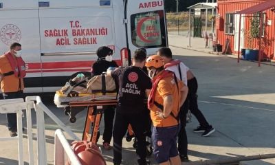 Çanakkale Boğazı’ndaki ticari gemide kalp krizi geçiren personel hastaneye sevk edildi