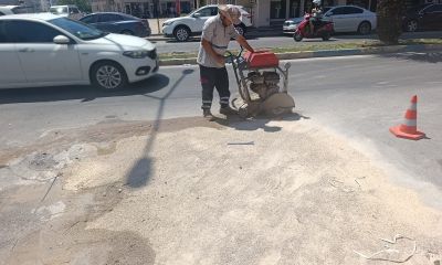 Demircioğlu Caddesi'nde Yol Yeniden Düzenleniyor