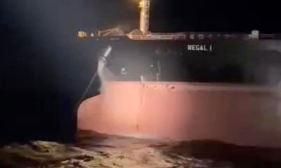 Çanakkale Boğazı’nda makine arızası nedeniyle sürüklenen tanker kurtarıldı   