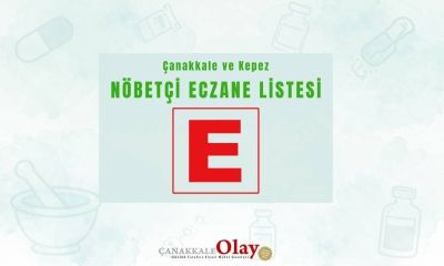 8 Ağustos 2026 Cumartesi günü Çanakkale ve Kepez eczane listesi