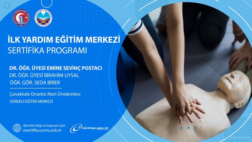 ÇOMÜ’de ilk yardım eğitimi için yeni dönem başlıyor