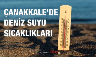 Çanakkale Deniz Suyu Sıcaklıkları: 11 Ağustos 2026 Salı
