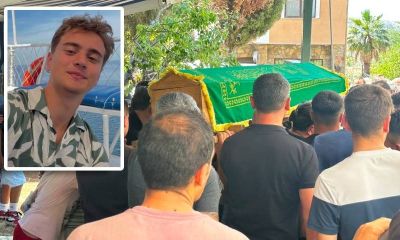 Gökçeada'yı yasa boğan kazada hayatını kaybeden 17 yaşındaki Emirhan, toprağa verildi