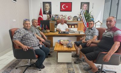 Geyikli’de spor ve doğa projeleri için önemli buluşma! Dernekten Başkan Oruçoğlu’na ziyaret