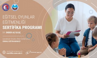 ÇOMÜ'den Eğitsel Oyunlar Eğitmenliği Sertifika Programı!