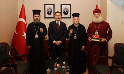 Gökçeada’da hoşgörü buluşması: Ruhani liderlerden Kaymakam Osman Acar’a ziyaret