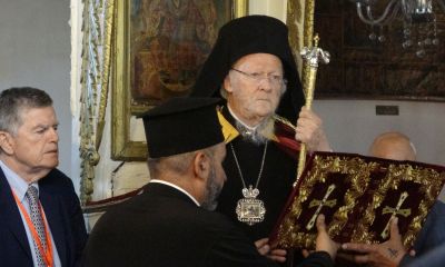 Fener Rum Patriği Bartholomeos, Gökçeada'da ayin yönetti   