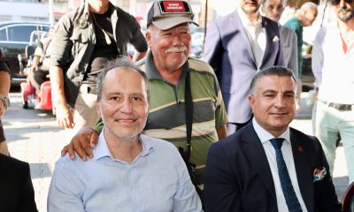 Küçükkuyu’da Fatih Erbakan’a yoğun ilgi ile karşılaştı