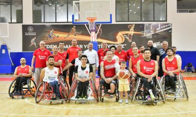 Başkan Yüksel'den A Milli Basketbolculara ziyaret