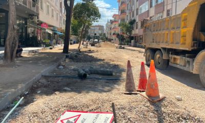 Gül Sokak’ta Altyapı Çalışmaları Sürüyor