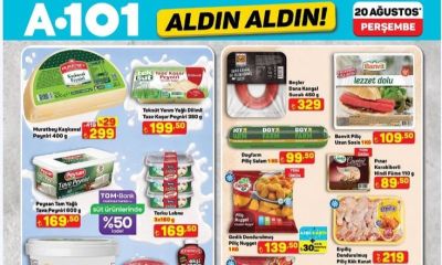 A101 20 Ağustos 2026 aktüel kataloğu