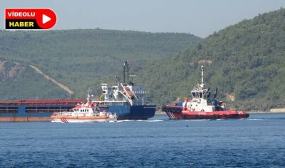 Çanakkale Boğazı'ndan geçen genel kargo gemisi makine arızası yaptı