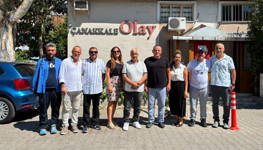 Beşiktaşlılar ile Çanakkale Olay Gazetesi’nde Samimi Buluşma