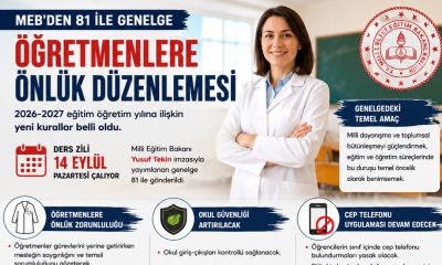 MEB’den Yeni Genelge: Öğretmenlere Önlük Düzenlemesi