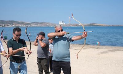 Karabiga Yaz Festivali’nde geleneksel okçuluk heyecanı yaşandı
