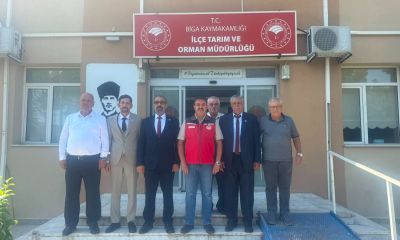 BBP Biga’dan İlçe Tarım Müdürü Fevzi Atmaca’ya ziyaret