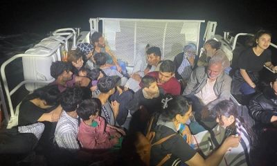 Ayvacık açıklarında 37 kaçak göçmen ve 2 organizatör yakalandı   