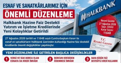 Esnafa kredi kolaylığı geliyor! Yeni düzenlemenin detayları belli oldu