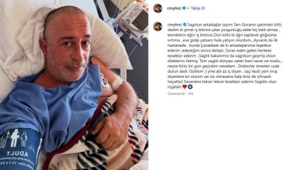 Çanakkale'deki tedavisi süren Cem Yılmaz'dan ilk paylaşım geldi: 