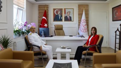 Tuğamiral Birol Orak’tan Mine Hayta’ya İade-i Ziyaret