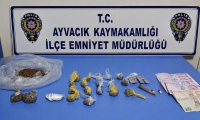 Ayvacık'ta uyuşturucu operasyonu: 1 tutuklama
