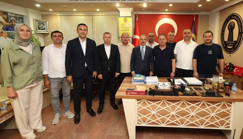 Turan'dan Çanakkale Esnaf ve Sanatkarlar Odaları Birliğine ziyaret