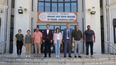 Mine Hayta’dan Gelibolu’da Okullara Yeni Eğitim Yılı Ziyareti