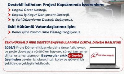 Çanakkale Denetimli Serbestlik Müdürlüğü duyurdu: Eski hükümlüler için hibe desteği başvuruları başladı