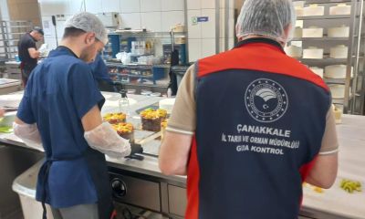 Çanakkale'de Ağustos ayında bin 156 gıda denetimi gerçekleştirildi