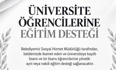Küçükkuyu Belediyesi'nden üniversite öğrencilerine eğitim desteği