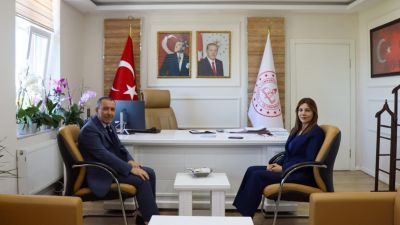 TÜİK Balıkesir Bölge Müdürü Yavuz Uyar’dan İl Milli Eğitim Müdürü Mine Hayta’ya Ziyaret