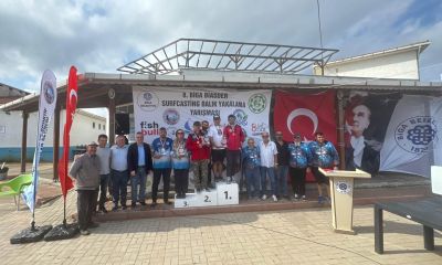 Balıkçılık tutkunları Biga'da buluştu