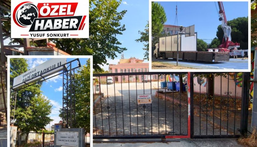 Öğrenciler Konteynere Sıkıştırıldı, Boş Okul Neden Kullanılmadı?