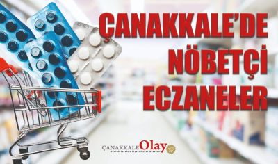 16 Eylül 2026 Çarşamba günü Çanakkale ve Kepez eczane listesi