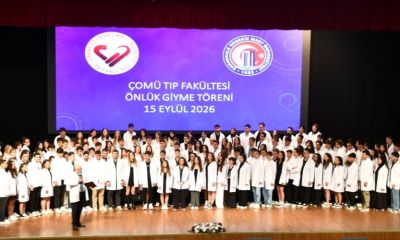 ÇOMÜ Tıp Fakültesi’nde geleceğin hekimleri ilk önlüklerini giydi