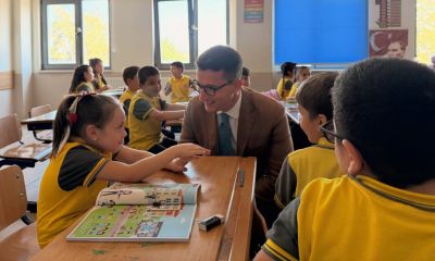 Kaymakam Kaptanoğlu, öğrencilerin heyecanına ortak oldu