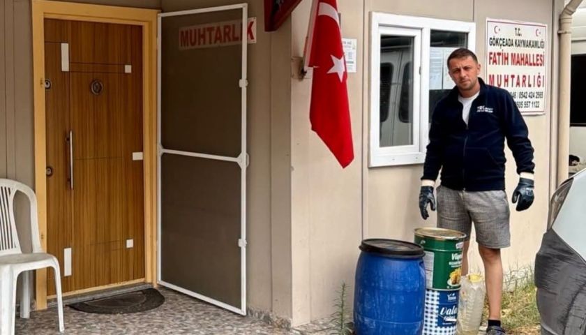 3 ayda 5 ton bitkisel atık yağ geri dönüşüme kazandırıldı
