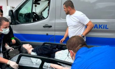 Çan Devlet Hastanesi’nde HAP tatbikatı gerçekleştirildi