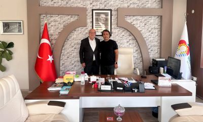 Abdullah Deniz’den Umurbey Belediye Başkanı Erdal Doğan’a ziyaret