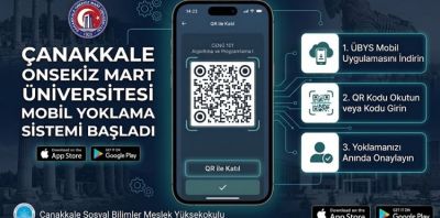 ÇOMÜ’de öğrenciler dikkat: Derslerde QR kodlu yoklama dönemi başladı