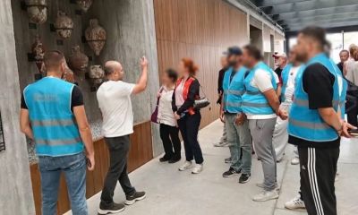 Çanakkale DSM yükümlüleri Troya Müzesini gezdi