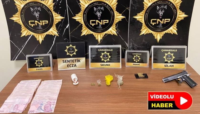 Çanakkale Emniyetinden haftalık bilanço: 1 kilo 110 g narkotik madde yakalandı