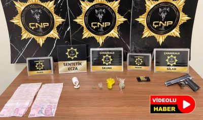 Çanakkale Emniyetinden haftalık bilanço: 1 kilo 110 g narkotik madde yakalandı