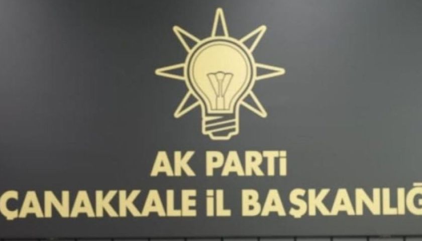 AK Parti Çanakkale İl Başkanlığı’ndan arbede açıklaması