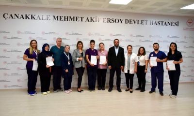 Çanakkale'de 5. Dönem Palyatif Bakım Hemşireliği Sertifika Programı tamamlandı