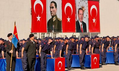 Ezine 3’üncü Jandarma Eğitim Tabur Komutanlığı’nda Yemin Töreni