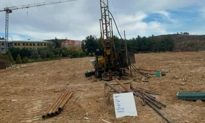 ÇOMÜ’de yeni Fen Fakültesi için ilk zemin sondajı başladı