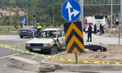 Çanakkale'de otobüs ile otomobil çarpıştı: 2 ölü  