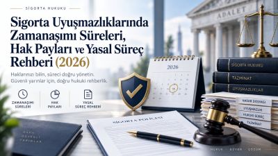 Sigorta Uyuşmazlıklarında Zamanaşımı Süreleri, Hak Payları ve Yasal Süreç Rehberi (2026)